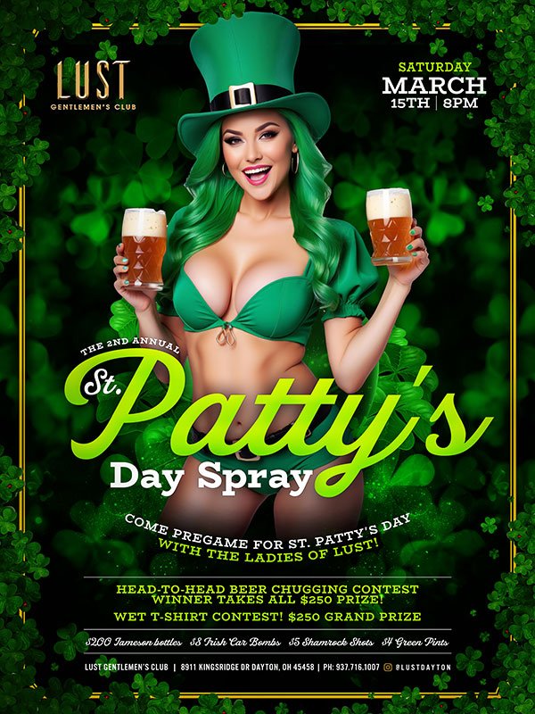 The 2nd Annual St. Patty's Day Spray